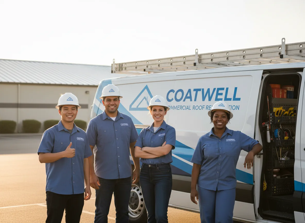 Commercial roof coating company in Dawn, TX